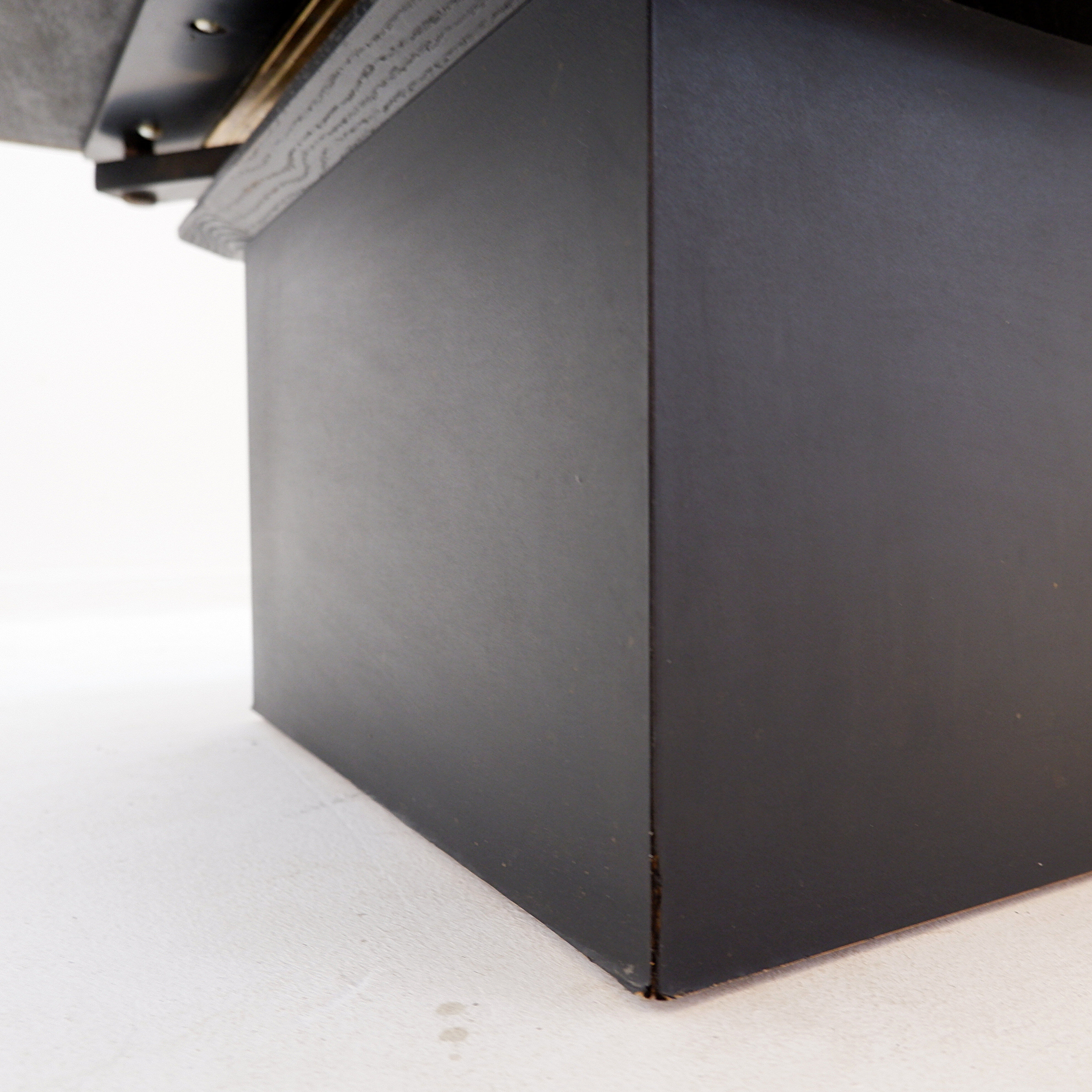 Vintage Belgo Chrome sliding coffee table with hidden bar - 1970s