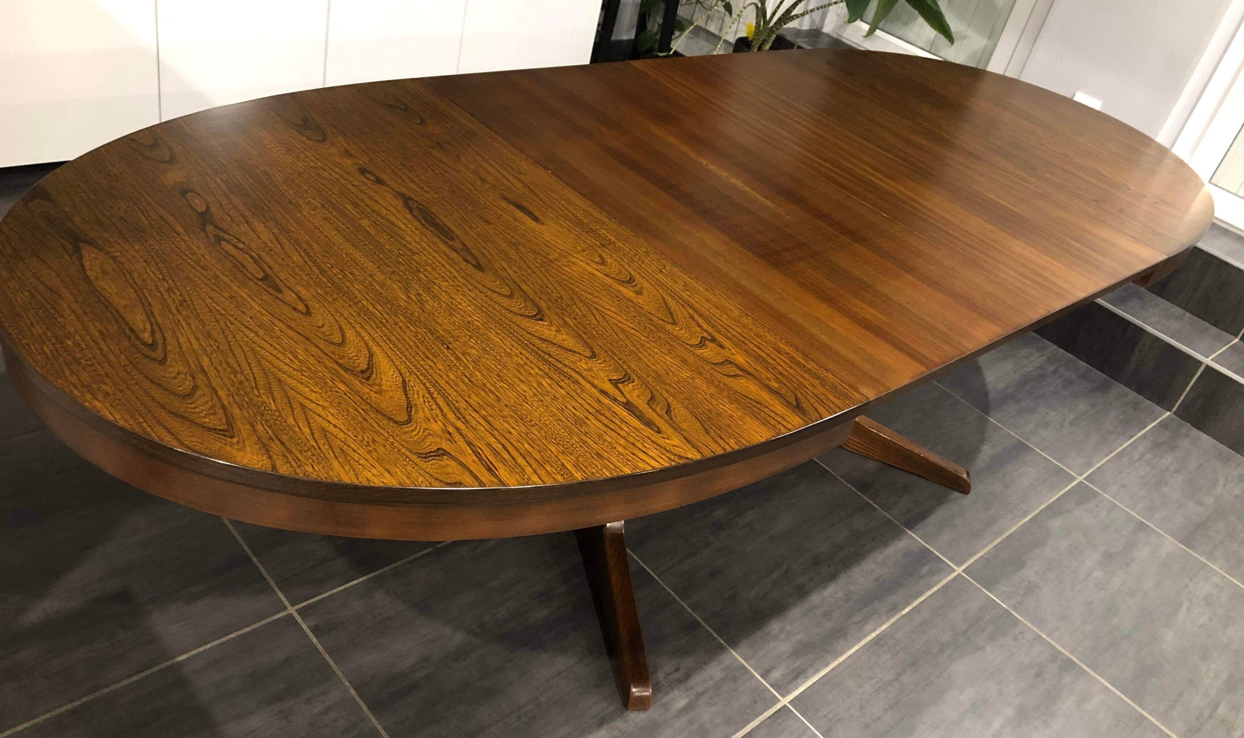 Vintage extendable table Baumann 1970s