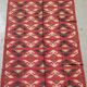 Tapis kilim en toile de jute et coton. 150cm x 250cm