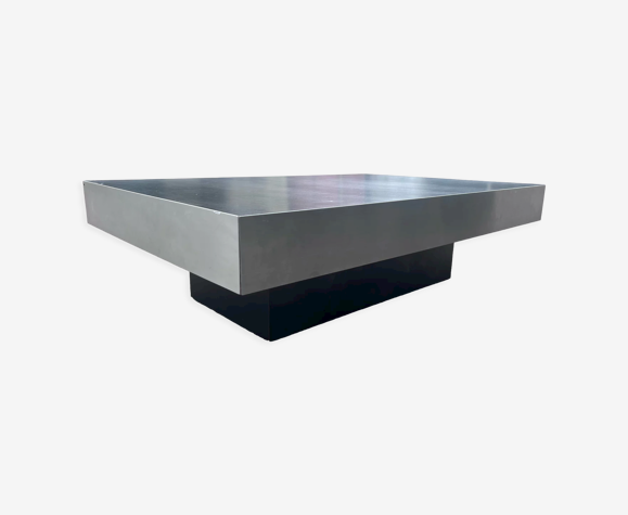Italian steel coffee table
