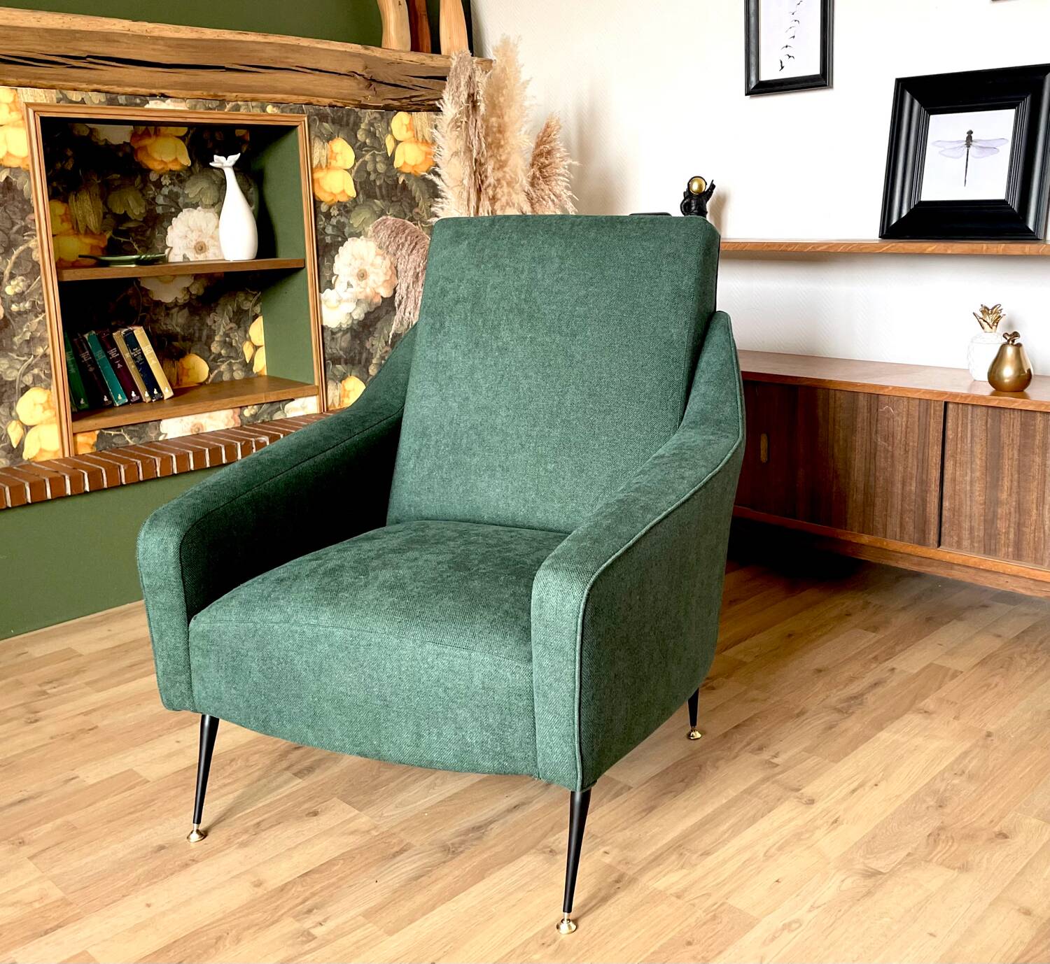 Retro armchair, 50s/60s, restored