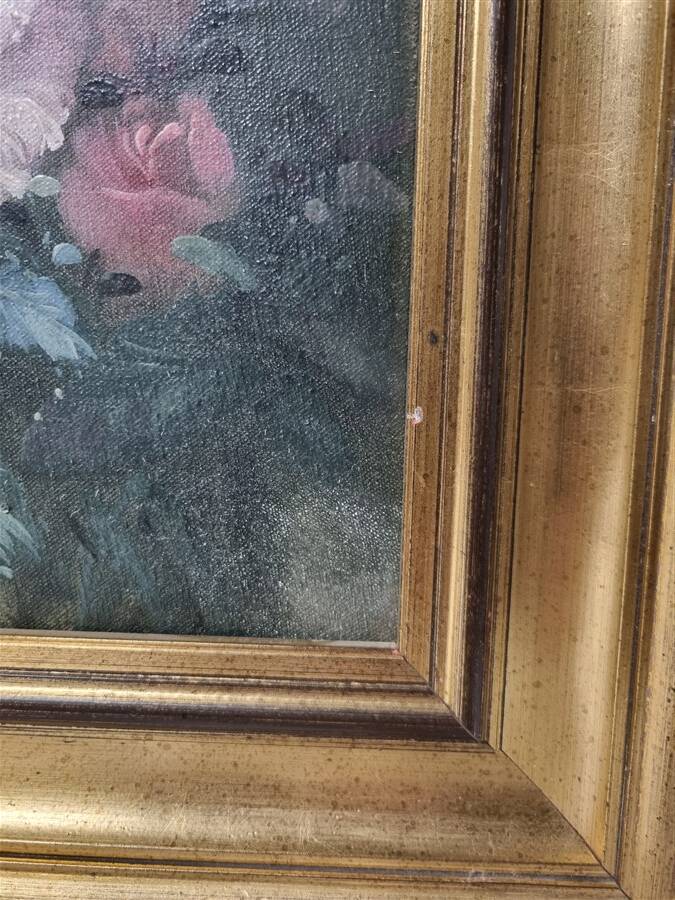 Tableau bouquet de roses