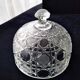 Antique pressed glass cheese bell