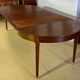 Round table Louis XVI style with 3 extensions