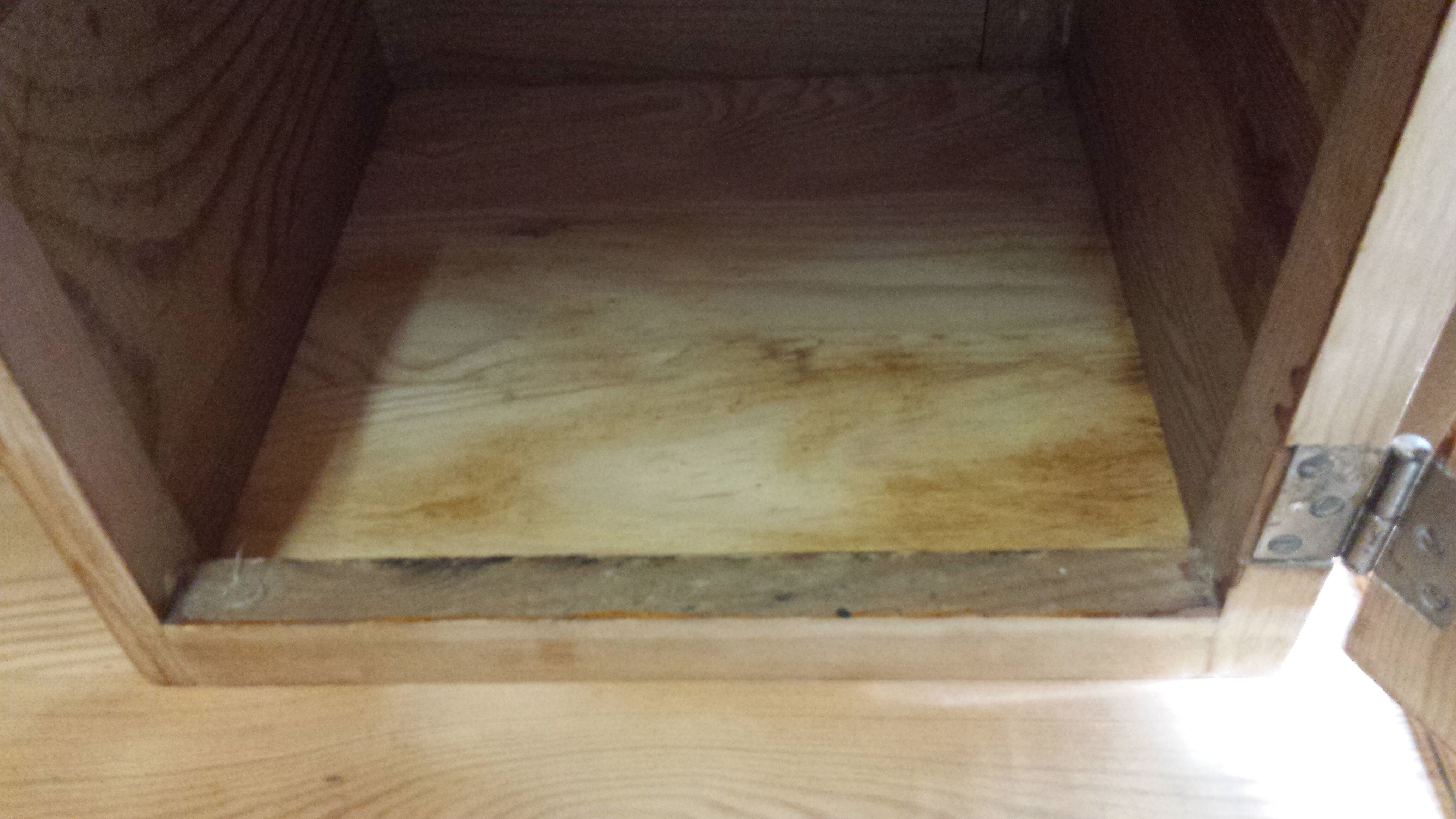 Raw mado buffet, sanded