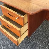 Peter Lovig Nielsen's Scandinavian teak boomerang desk from the 60s