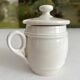 Antique ironstone mustard pot KG Lunéville