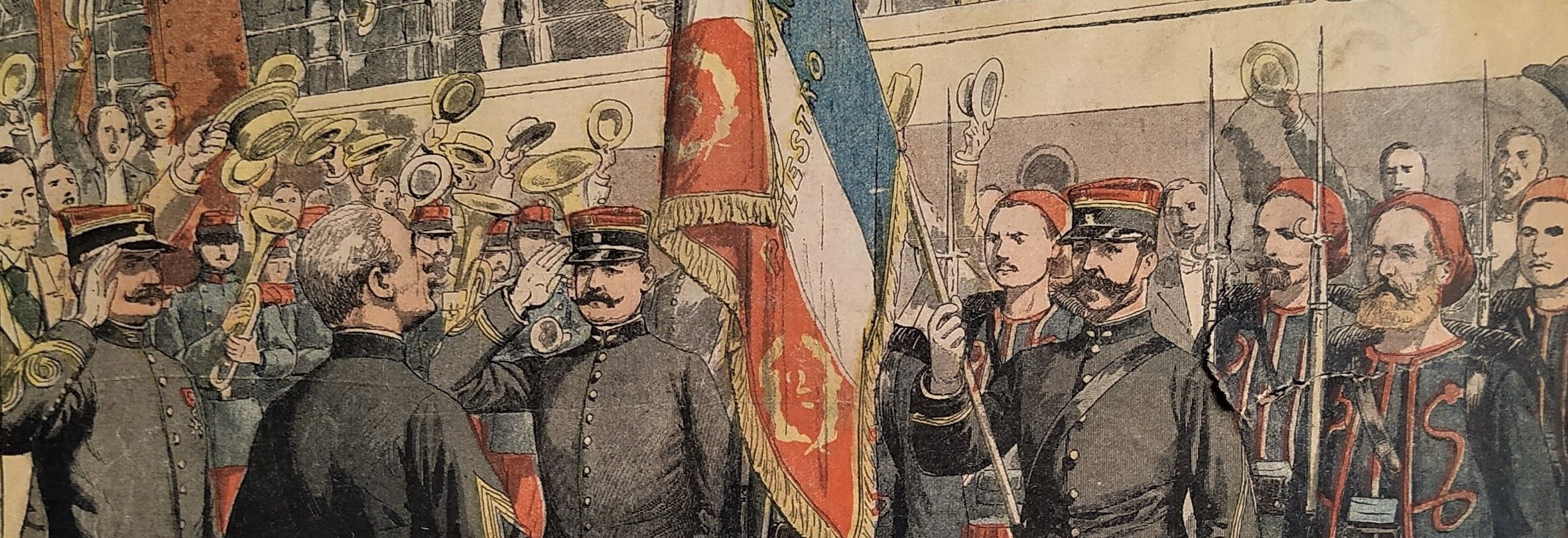 The Zouaves of Palestro arrived in Marseille in 1903