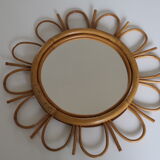 Rattan mirror flower 50cm