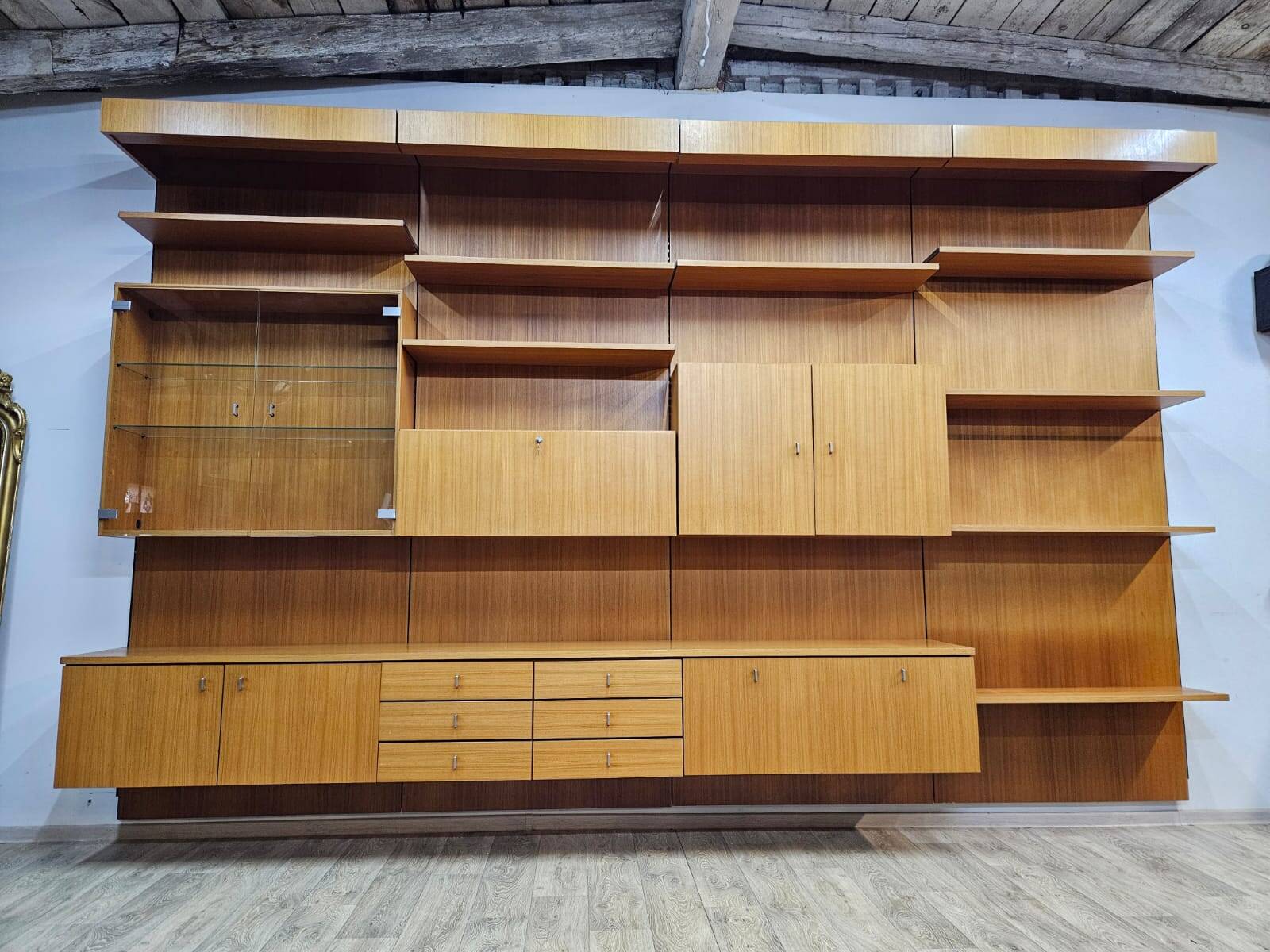Modular teak shelf / germany / 1970s / cadovius style / kai kristiansen