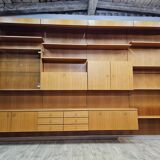 Modular teak shelf / germany / 1970s / cadovius style / kai kristiansen