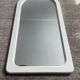 Vintage wooden mirror in white from the 70s-80s.