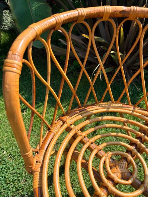 Rattan chair "Suzanne"