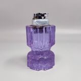 Service à fumeurs violet des années 1970 par Antonio Imperatore en verre de Murano