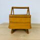 Working wooden sewing box 60s