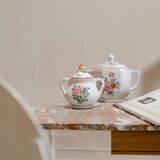 Wood & marble console