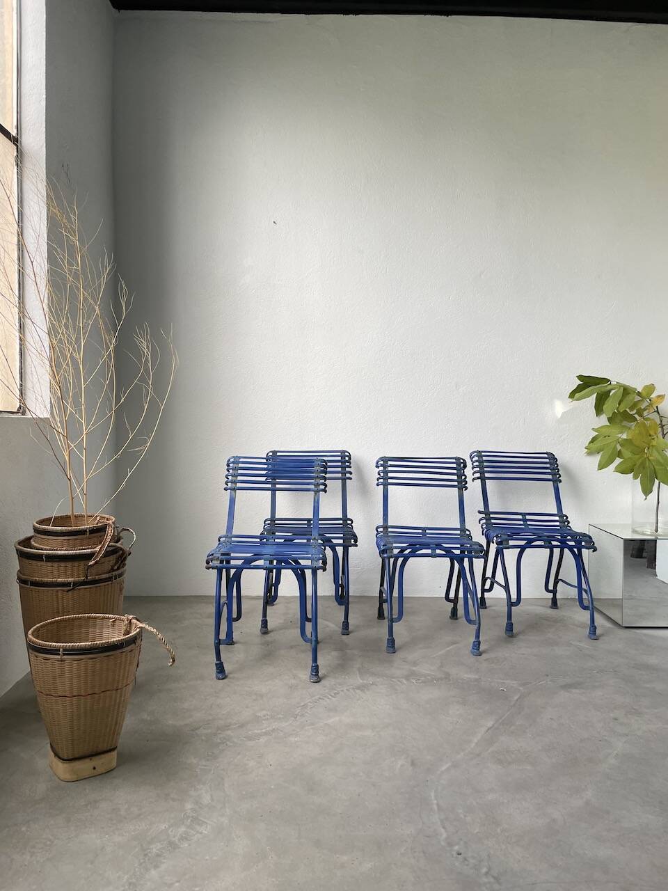 Series of 4 Arras chairs 1900