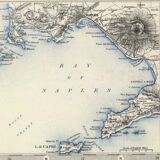 Map of Italy (Southern Sheet) circa 1869 Keith Johnston Royal Atlas