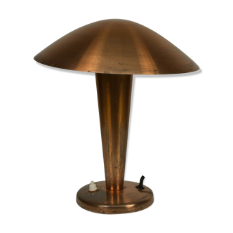 Bauhaus brass table lamp, 1930