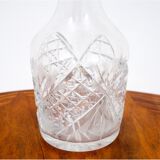 Crystal decanter with glasses, Poland, 1960s