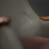 Vintage Mid-Century Modernist Living Room Set Pallas by Svante Skogh for Asko, 1950s, Set of 2