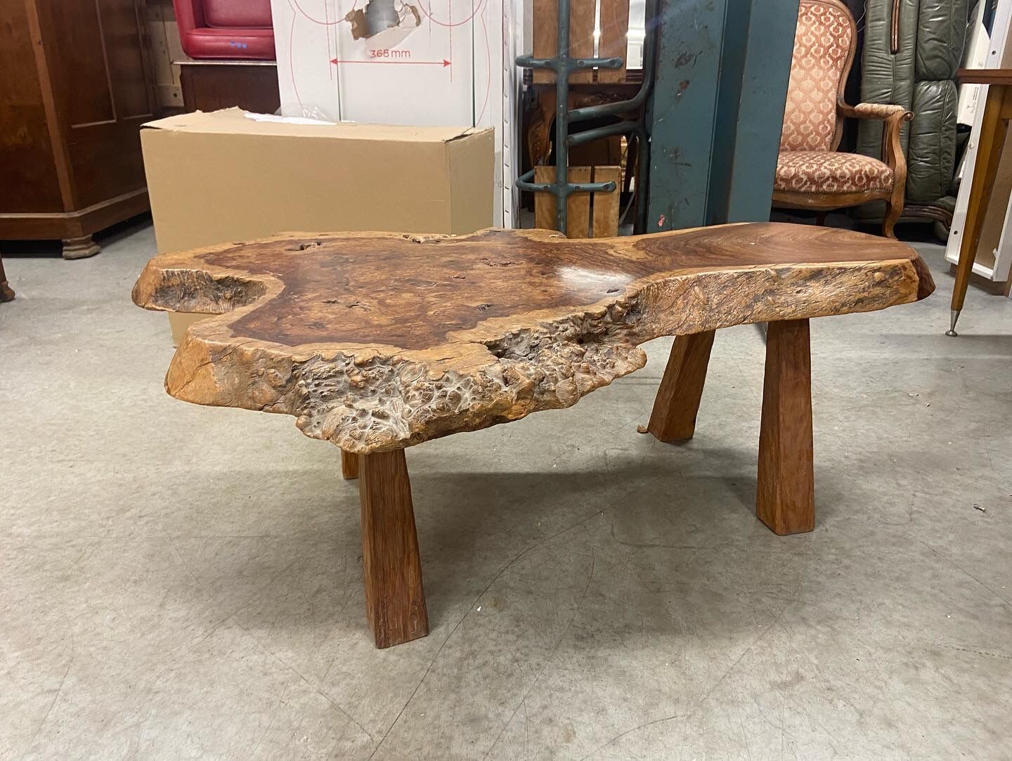 Brutalist table 50s