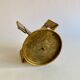 Brutalist bronze candleholder, 1970s