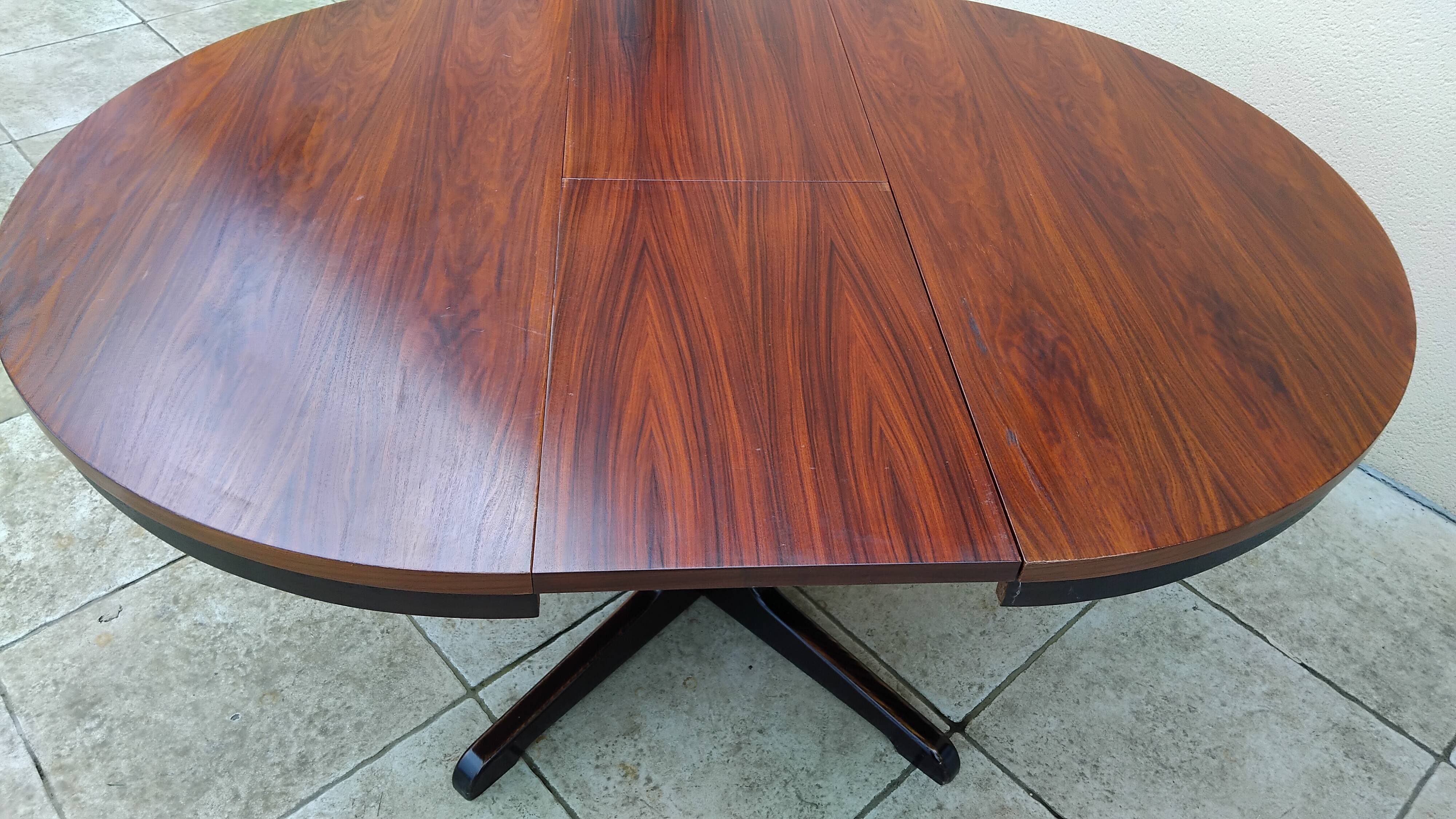 Table extensible vintage de style Baumann scandinave