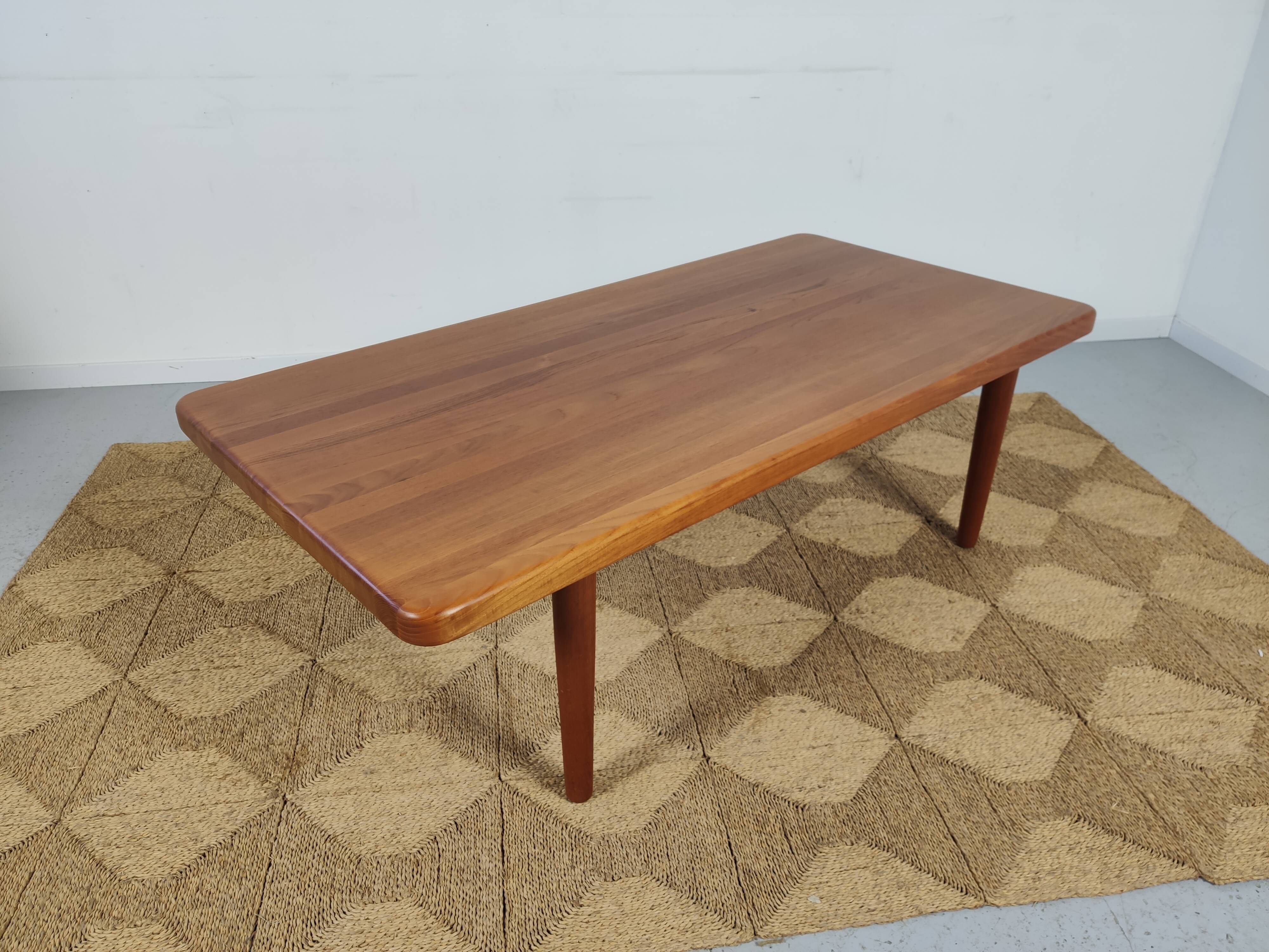 GLOSTRUP teak coffee coffee table, Denmark 1960/70