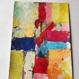 Original painting Modern abstract art Stael