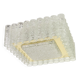 1 of the 3 superb Murano glass ice tubes ceiling lights by Doria, Germany, 1960s.
