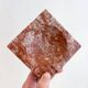 Vintage red marble ashtray