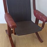Scandinavian Mid-Century Modern Leather Easy Chair by Ekornes 1970s.