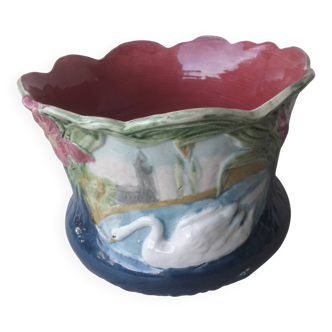 Cache-pot barbotine