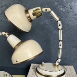 Paire de Lampes de table articulées, années 60