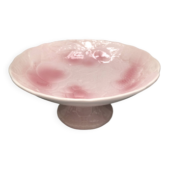 coupe à fruit vide poche barbotine salins les bains rose