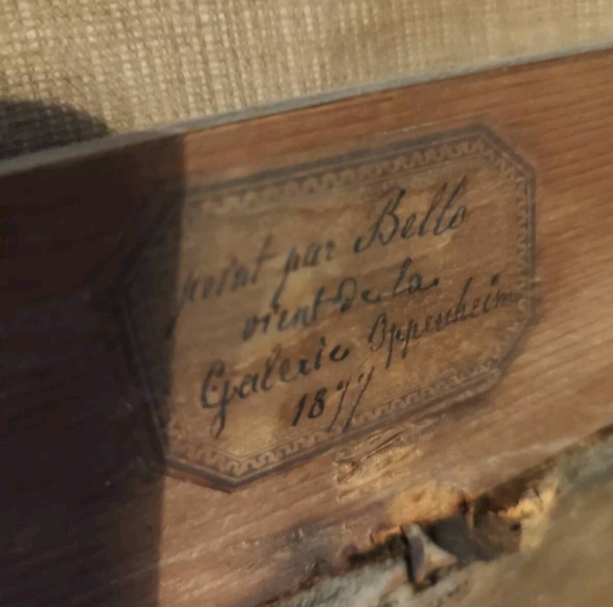 Superb old Italian school portrait of pious reading Fortunato Bello