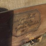 Superb old Italian school portrait of pious reading Fortunato Bello