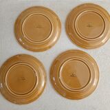 4 plates in Sarreguemines slip