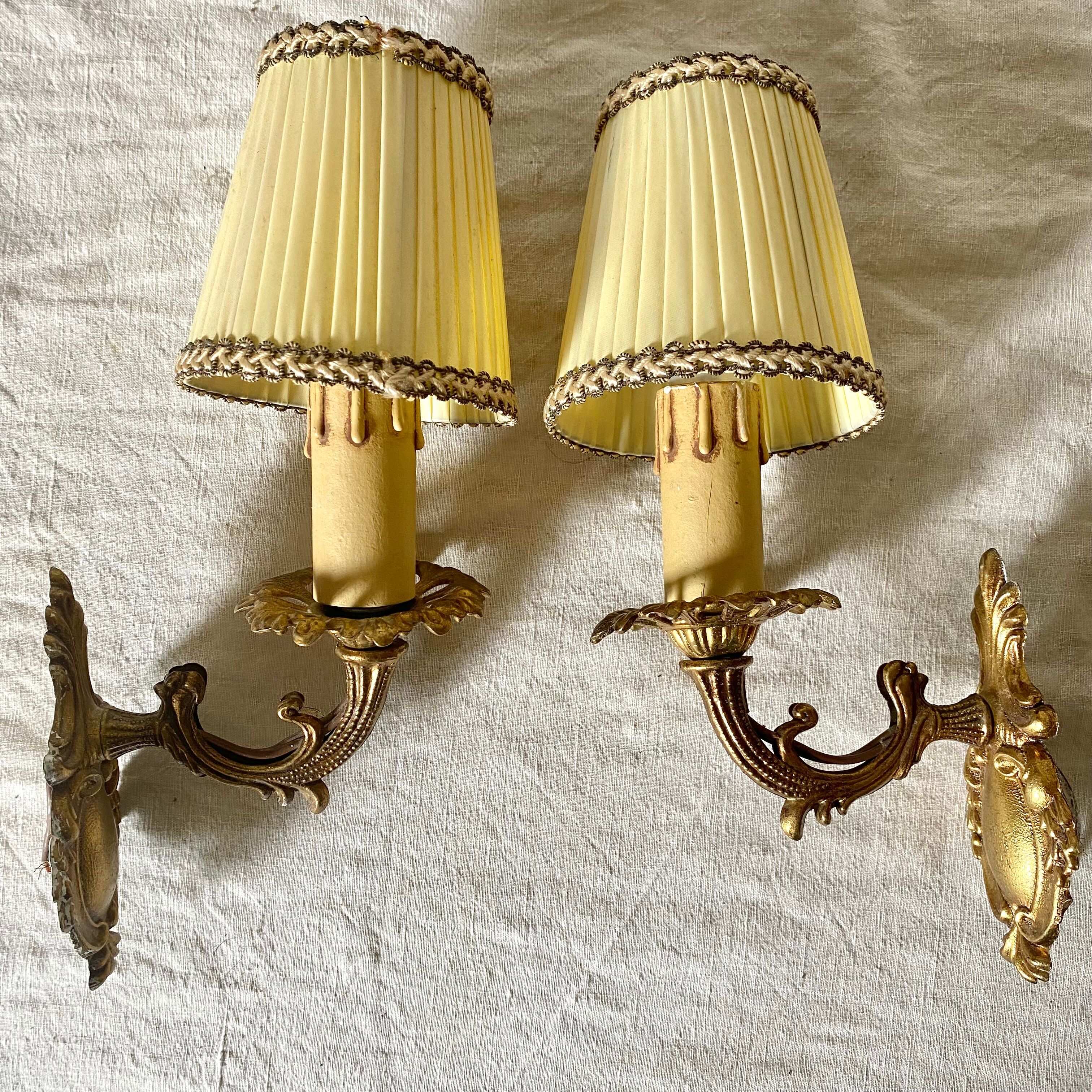 Pair of old sconces