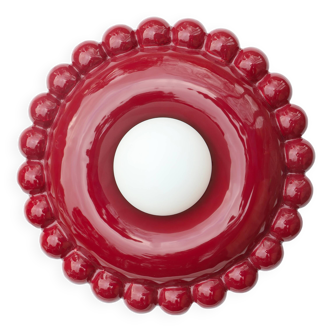 Luna Tall Bordeaux Wall Lamp