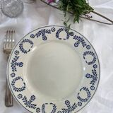 4 Assiettes plates  Luneville datant de 1890