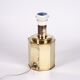 Octagonal brass lamp