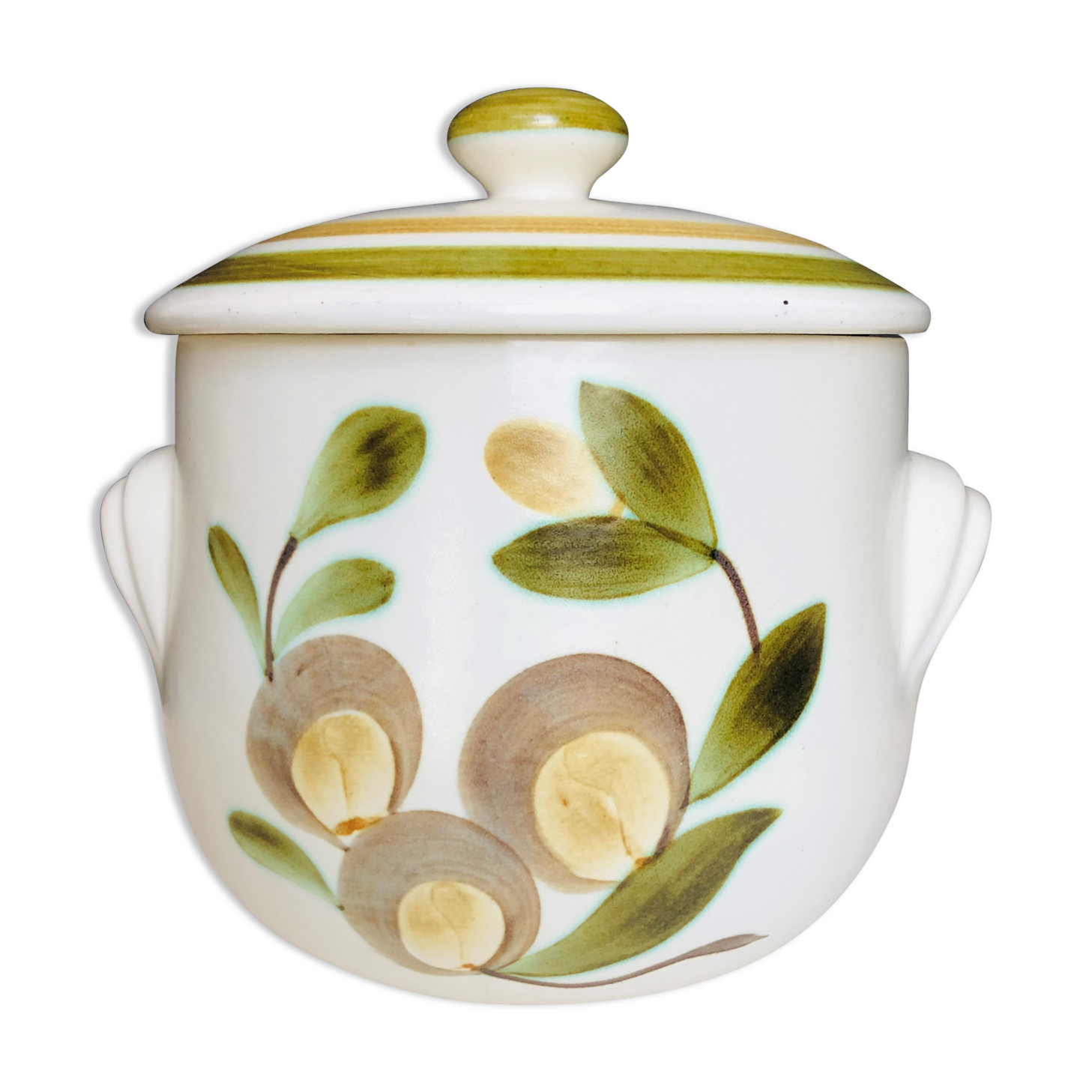 Soup pot in GIEN earthenware