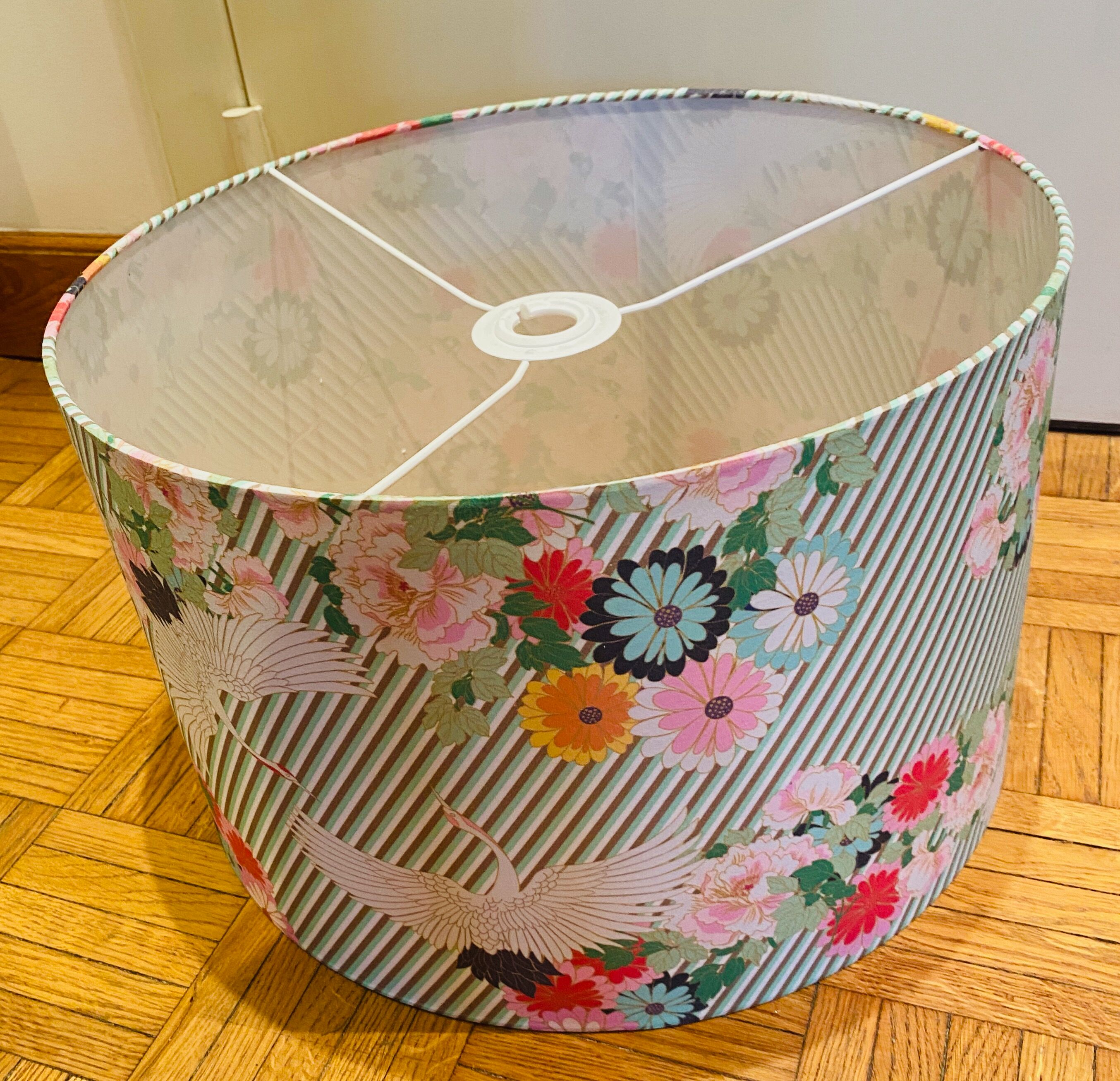 Fabric lampshade