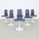 6x Space Age Dining Chair by Läsko Studioform International, 1970s