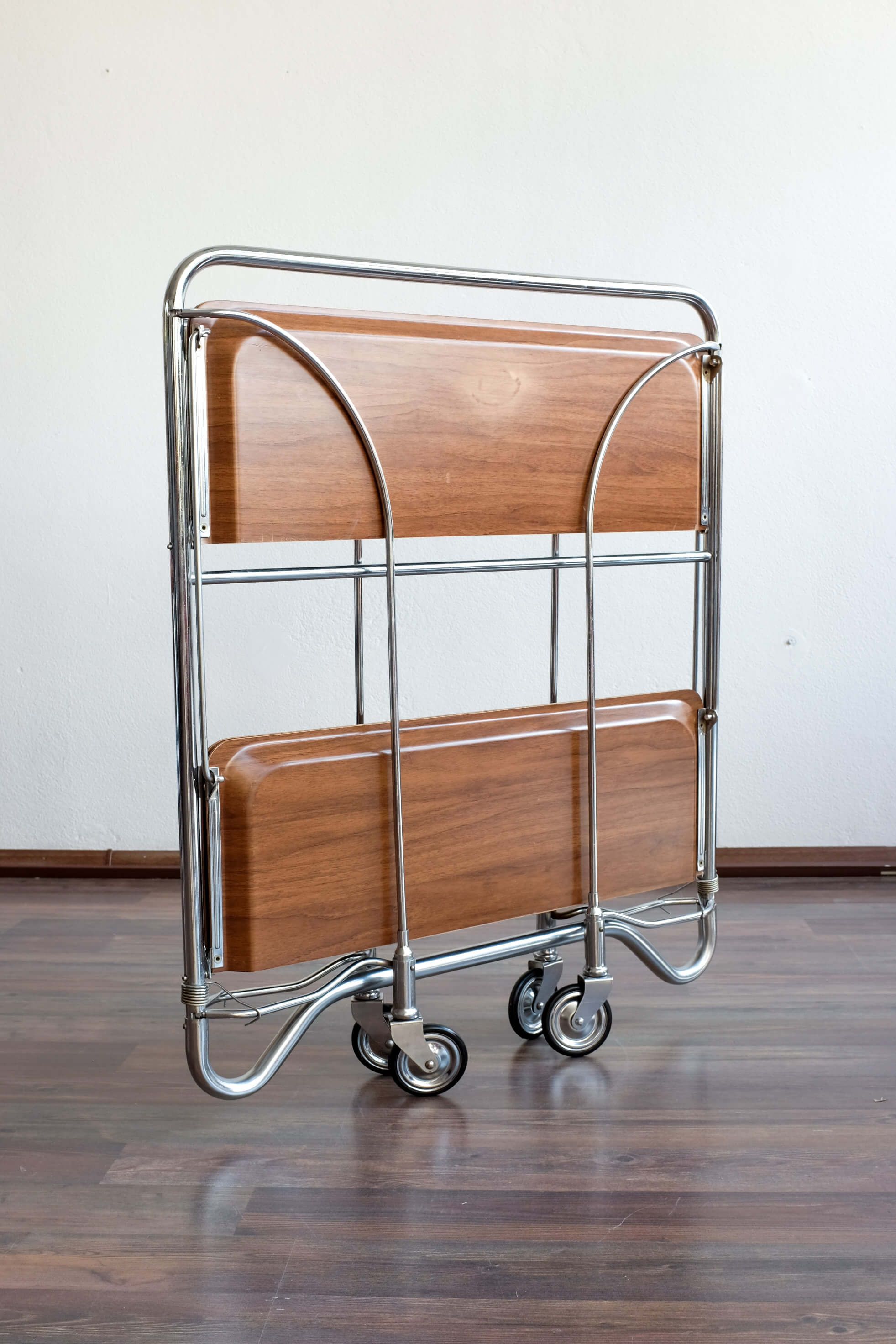 Folding serving trolley "Dinett" by Bremshey, Germany, 1960
