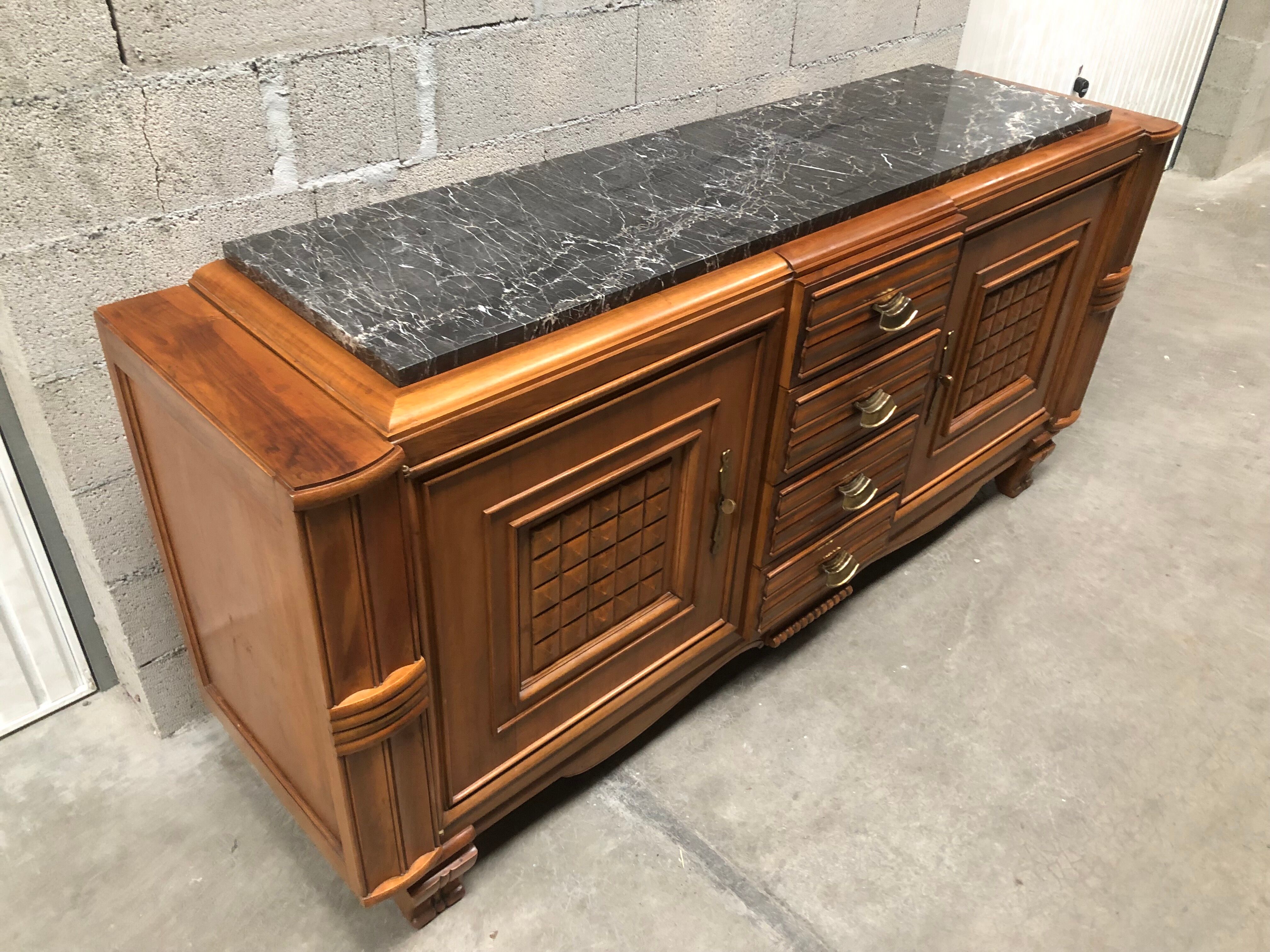 Vintage brutalist style sideboard 1950