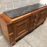 Vintage brutalist style sideboard 1950