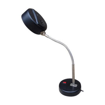 Bauhaus industrial desk lamp, metal, vintage, 50s